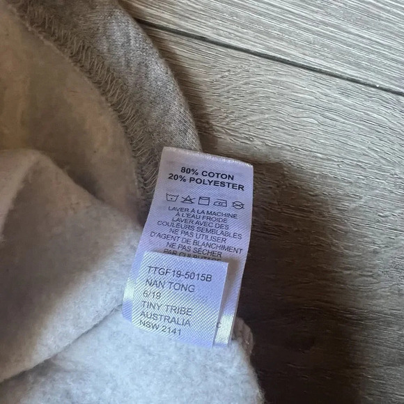 Tiny Tribe Girls Hey Segment Dip Back Tunic Size 4T Oversized/ Sweater/ Dress - Picture 8 of 8